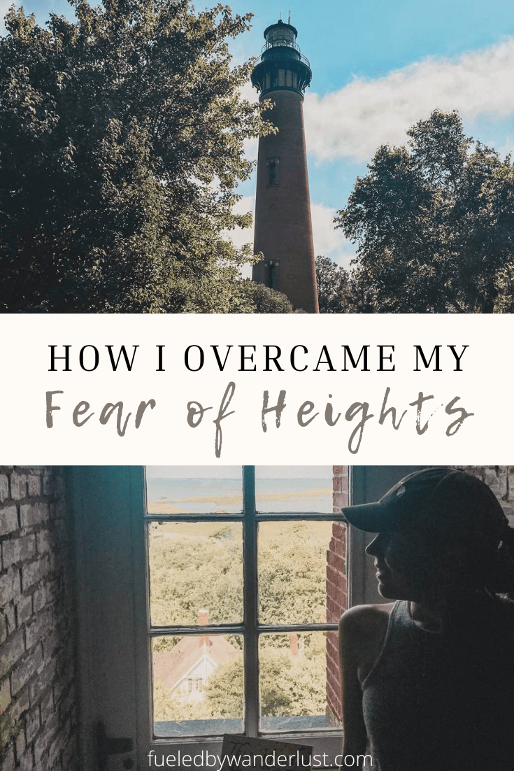 I was super excited to climb the Currituck Lighthouse - until I realized I was terrified of doing so. Read how I overcame my fear of heights in order to climb this tall lighthouse.