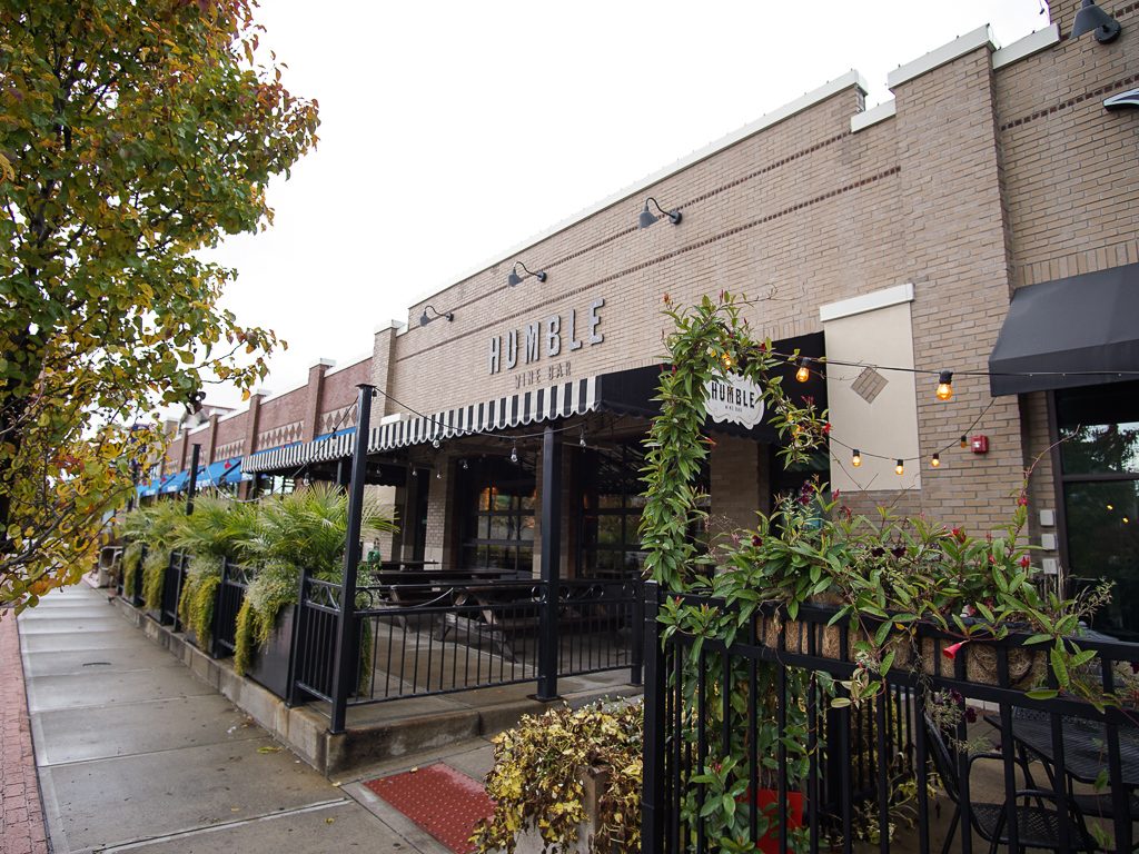 Humble Wine Bar patio on Detroit Ave - 5 best wine bars in Cleveland Ohio