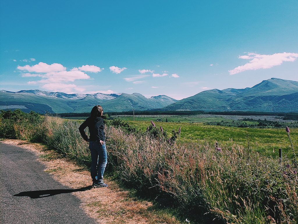 Girl in Scottish Highlands - Finding Your Passion