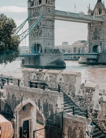 Girl standing in front of Tower Bridge - Finding Your Passion 1