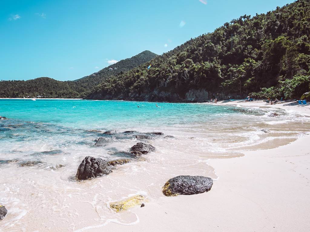 hawks nest beach in the us virgin islands