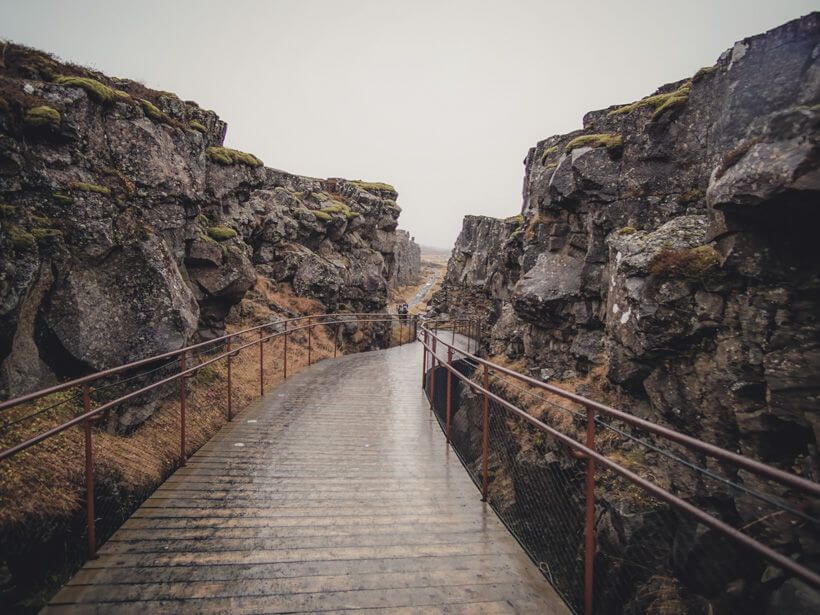 Thingvellir National Park path - 4 days in Iceland