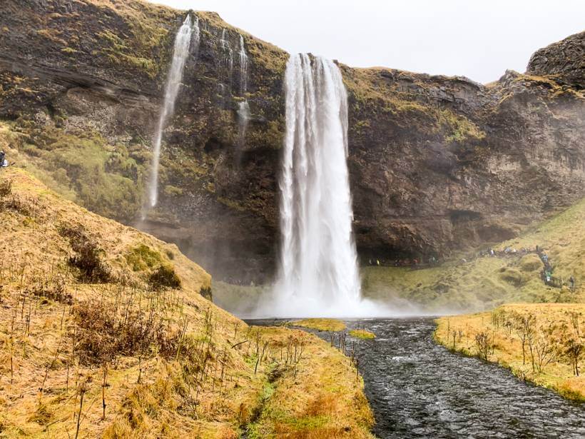Cascading Seljandfoss waterfall - 4 days in Iceland