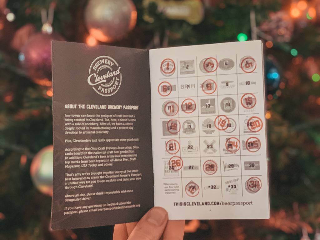 Cleveland Brewery Passport as of December 2019