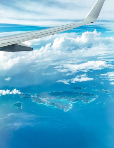 View of a Puerto Rican island from the air - Caribbean Packing List