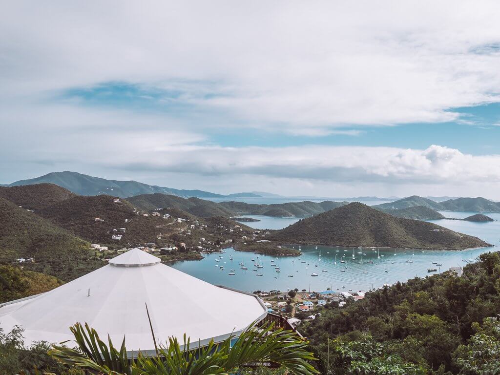 View from Vista Bahia Airbnb in St John USVI