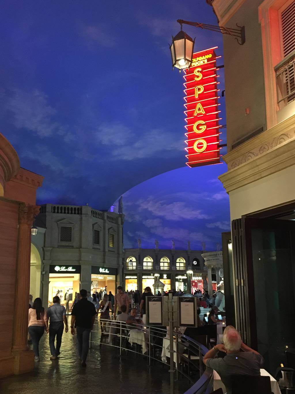Exterior of Spago by Wolfgang Puck at Caesars Palace