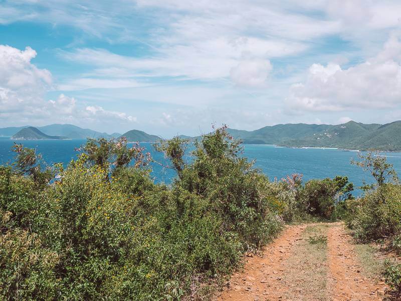 View of St John and BVI's from Lovango hike