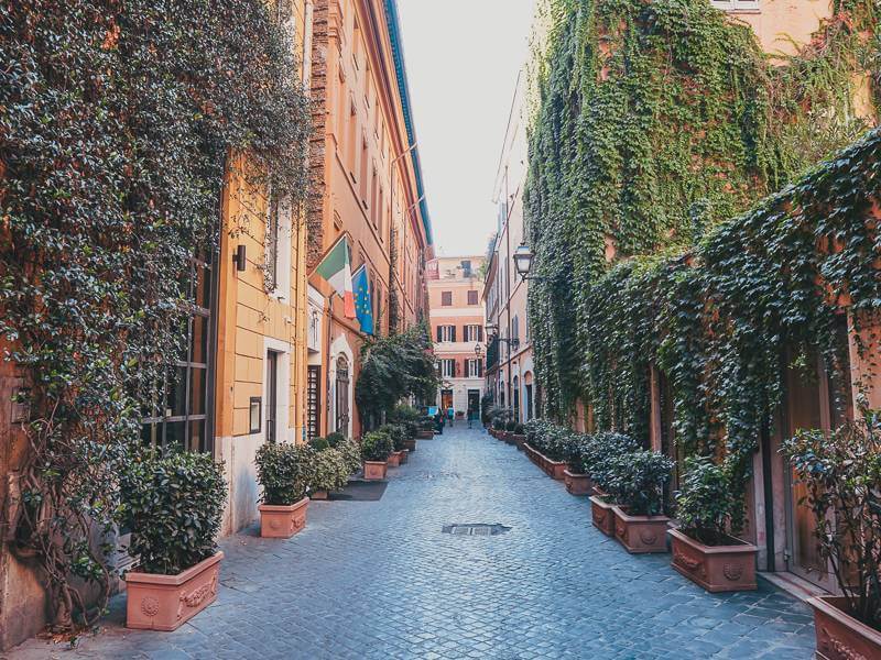 Via Margutta in Rome - 10 Day Trip to Italy