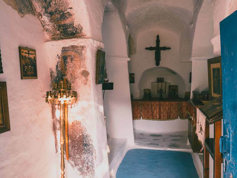 Frescoes being uncovered in Saint Anna Chapel at Saint Anna Winery