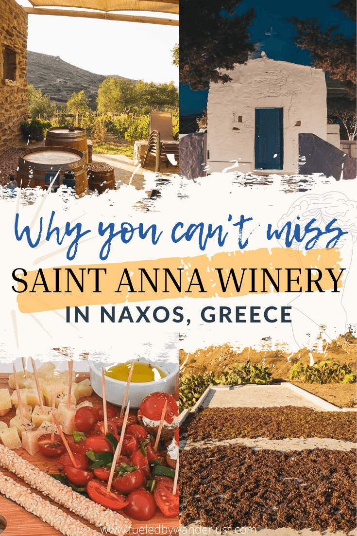 Wine tasting is one of the best things to do in Naxos, Greece. If you love wine, then you must visit Saint Anna Winery in Naxos on your next trip to Greece. The Cyclades island group is known for producing excellent Greek wines, especially dry white wines. Saint Anna Winery in Naxos, Greece does an amazing two-hour wine tasting and tour that should be included on any itinerary.