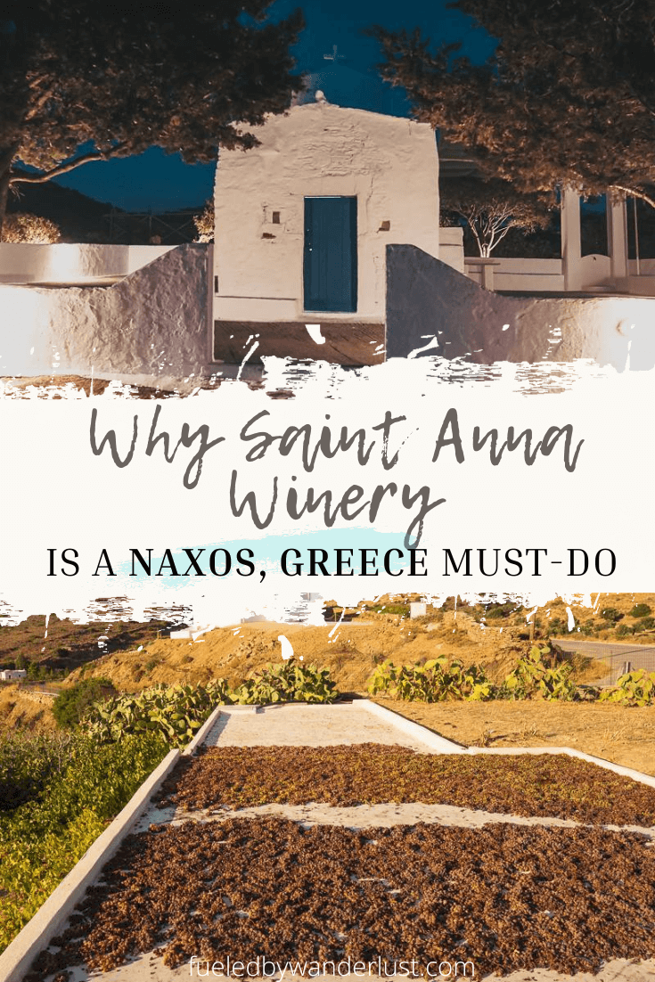 Wine tasting is one of the best things to do in Naxos, Greece. If you love wine, then you must visit Saint Anna Winery in Naxos on your next trip to Greece. The Cyclades island group is known for producing excellent Greek wines, especially dry white wines. Saint Anna Winery in Naxos, Greece does an amazing two-hour wine tasting and tour that should be included on any itinerary.
