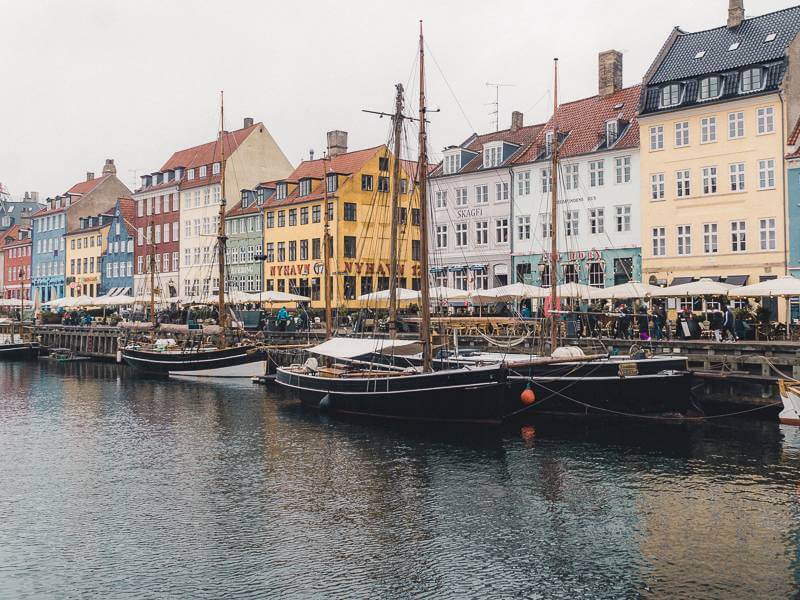 Nyhavn waterfront in Copenhagen