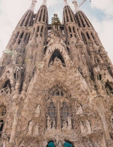 Nativity Facade of La Sagrada Familia - Barcelona Trip Cost