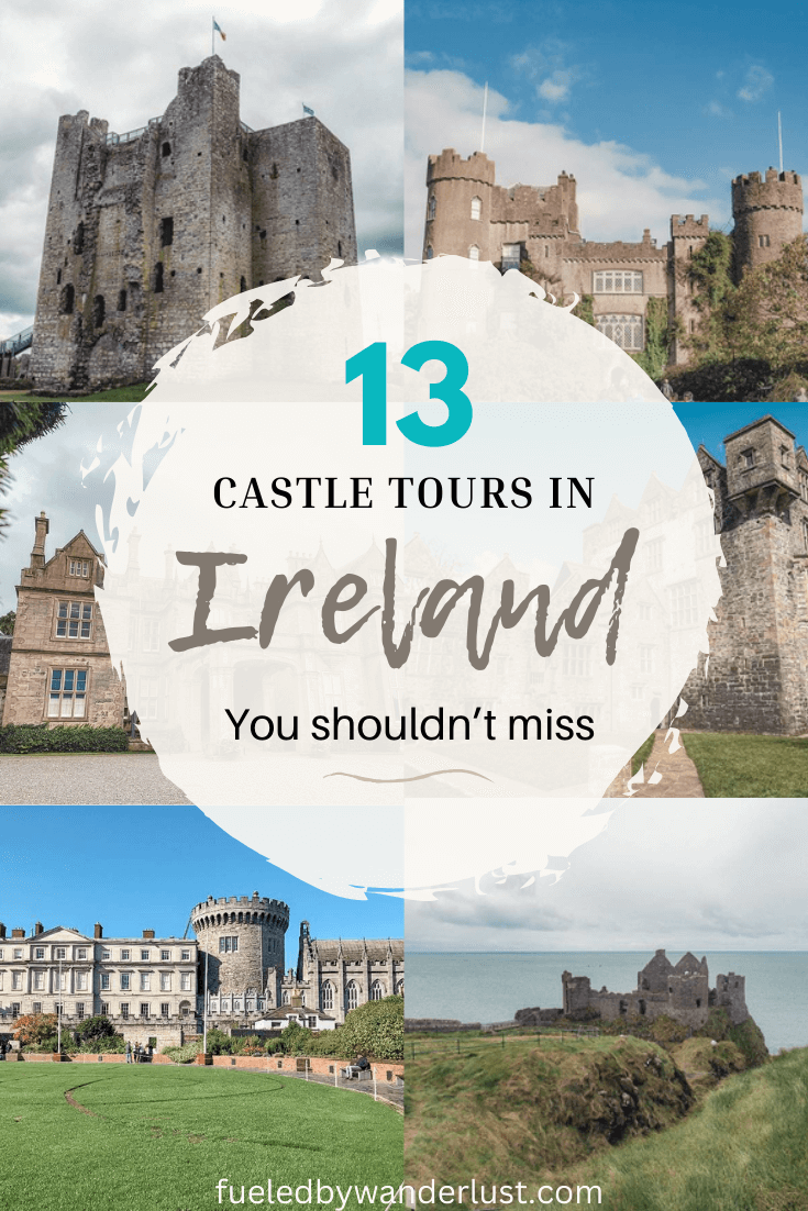 The most epic castle tours to do in Ireland. With thousands of castles to see, this guide narrows down the best ones to visit during your Ireland trip. It is essential to fit at least a couple castle tours into every Ireland itinerary, like the famous Blarney Castle and Dublin Castle. There's even a sample road trip route to see them all!