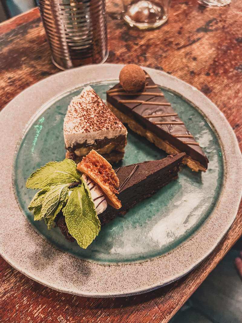 Dessert trio in Portrush
