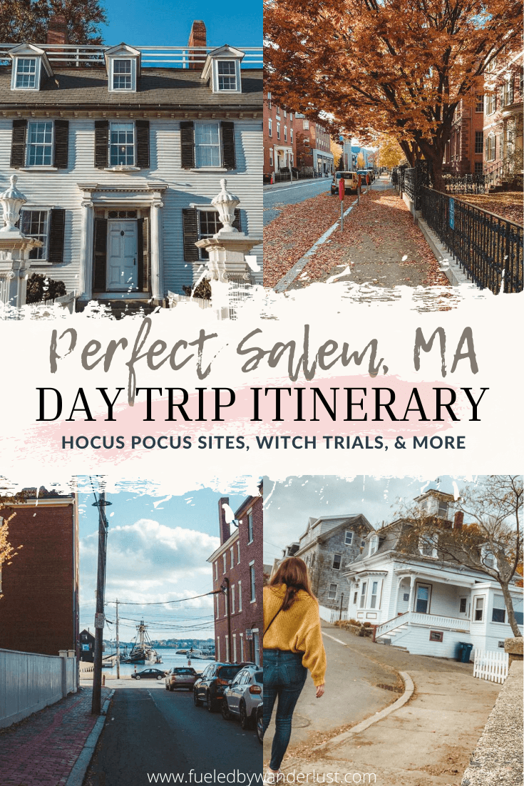 The best things to do when visiting Salem, MA in just one day.  This itinerary is perfect for a spooky Salem trip in the fall, and delivers the ultimate cozy vibes.  Whether you travel to Salem in June or October, this itinerary guarantees the perfect day!