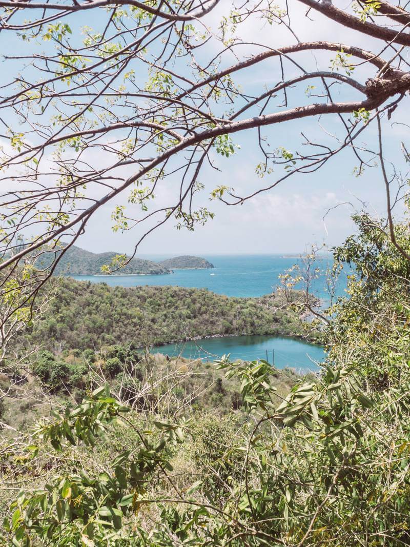 Pristine turquoise waters nestled in the calm bays of Hurricane Hole on St John