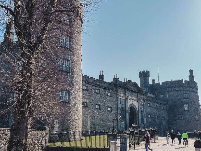 Street view of Kilkenny Castle - 10 Day Ireland road trip itinerary