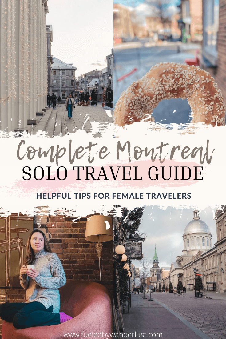 Embark on a solo adventure in the historic city of Montreal, Quebec!  Discover the magic of French Canada with this ultimate guide. From navigating downtown Montreal to must-try seasonal activities, I've got you covered. This post is loaded with solo travel tips to uncover the best things to do in this picturesque Canadian destination!