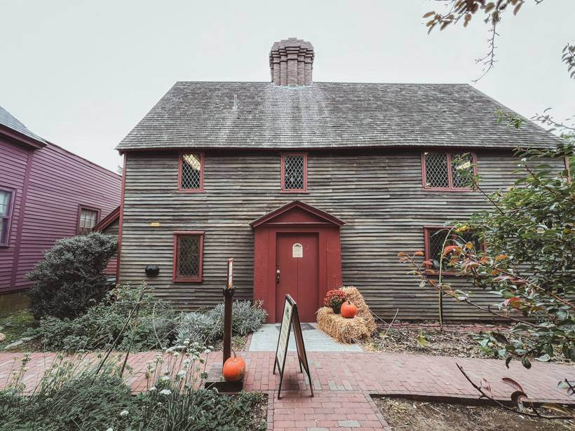 Historic house near The Burying Point in Salem, MA